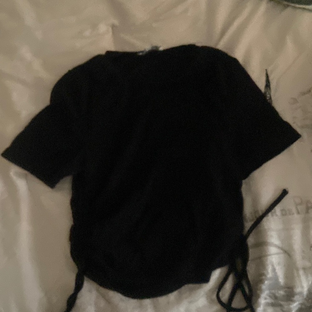 Black crop top